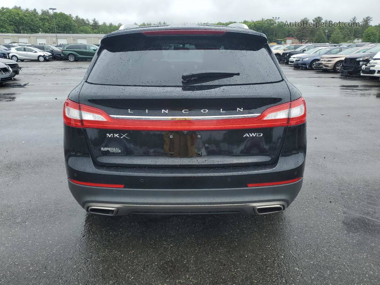 2016 Lincoln Mkx Select Black vin: 2LMTJ8KR0GBL78655