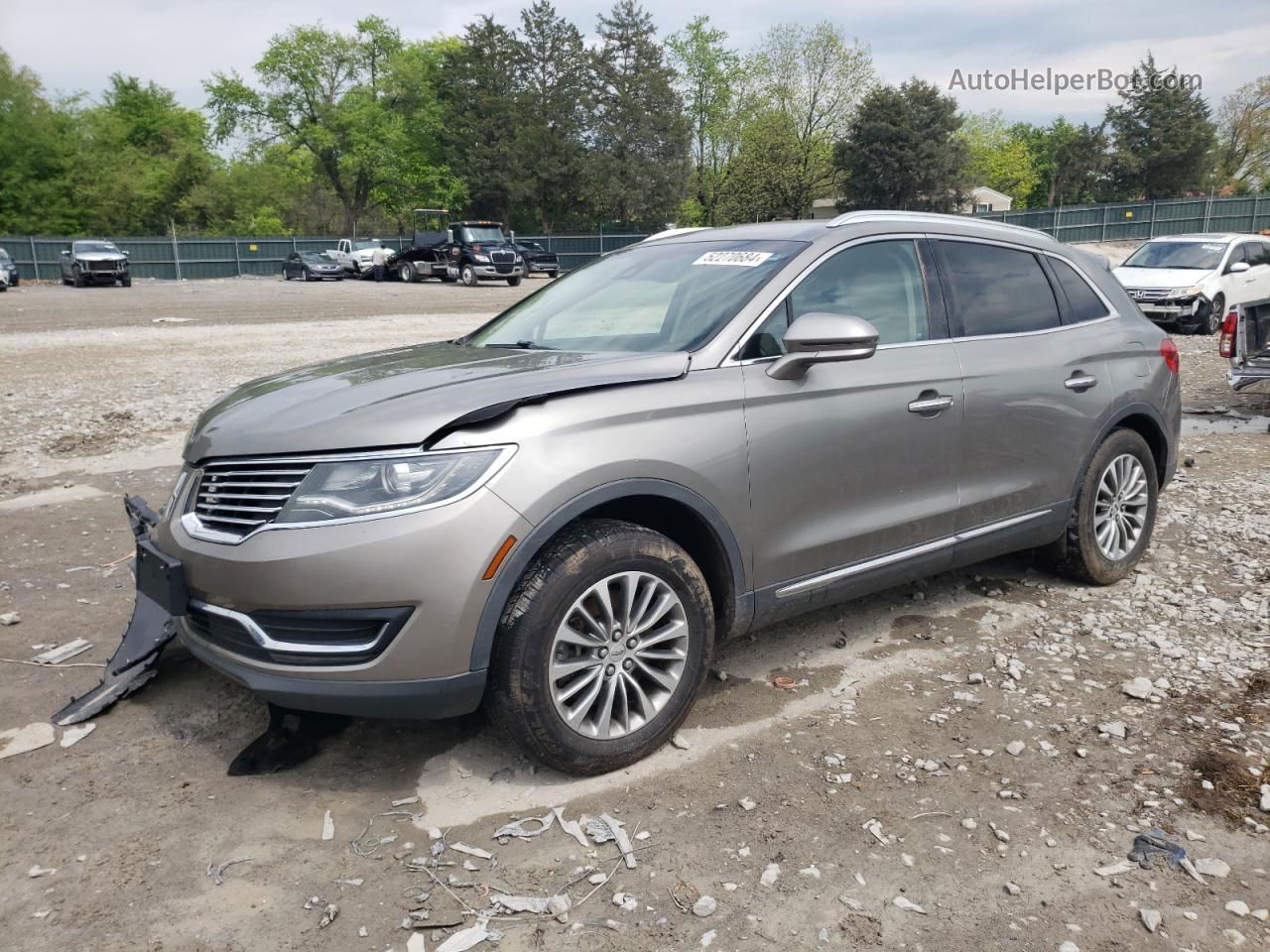 2016 Lincoln Mkx Select Brown vin: 2LMTJ8KR1GBL56969