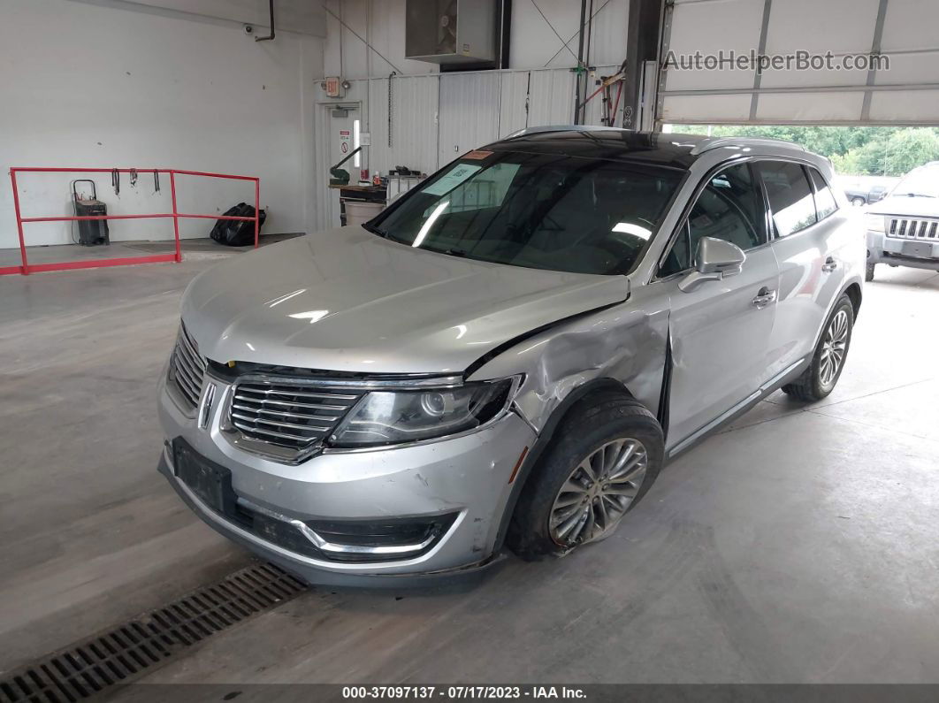 2016 Lincoln Mkx Select Silver vin: 2LMTJ8KR3GBL52518