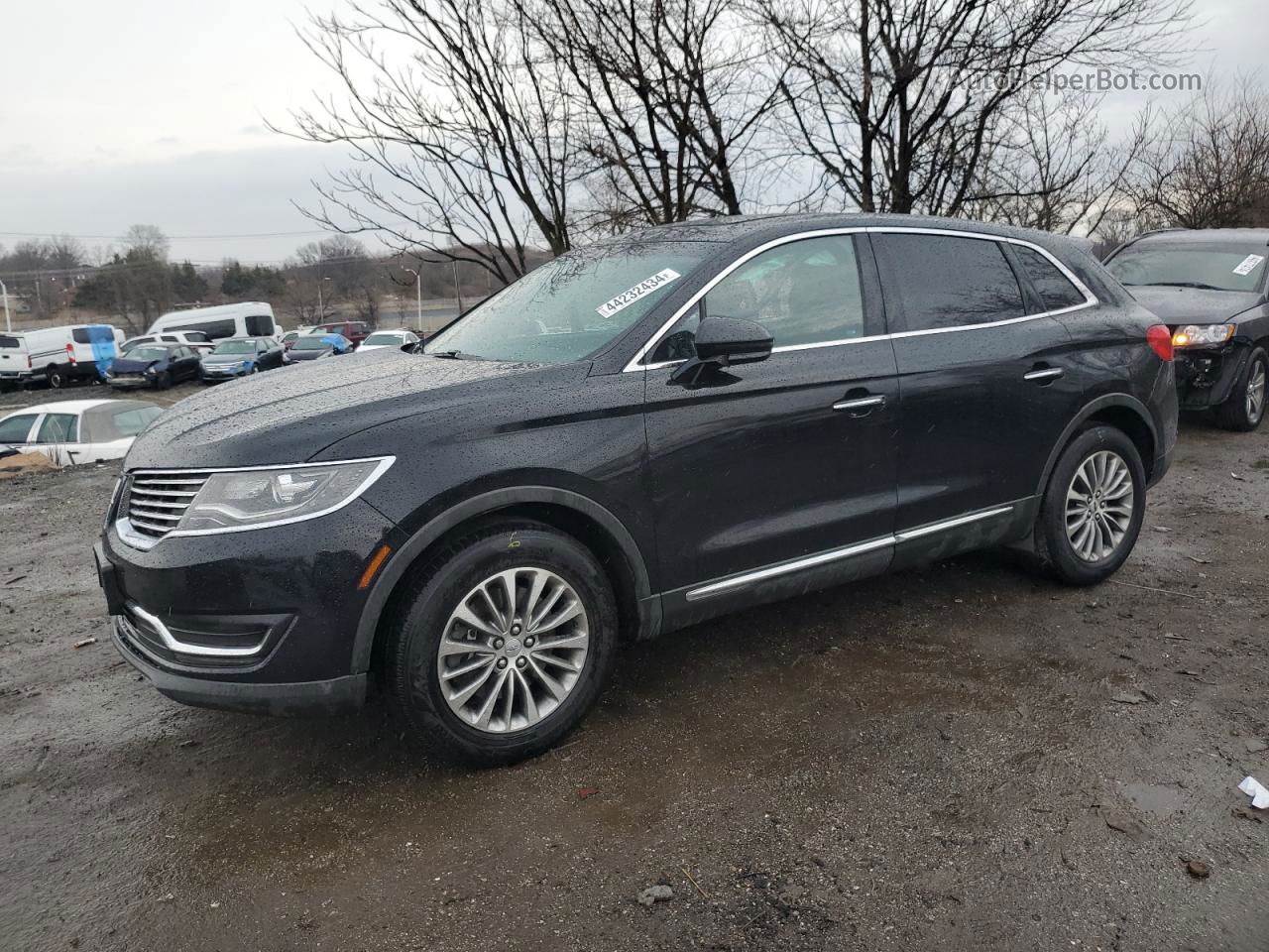 2016 Lincoln Mkx Select Черный vin: 2LMTJ8KR3GBL83333