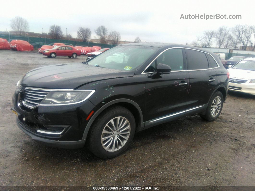 2016 Lincoln Mkx Select Черный vin: 2LMTJ8KR4GBL71191