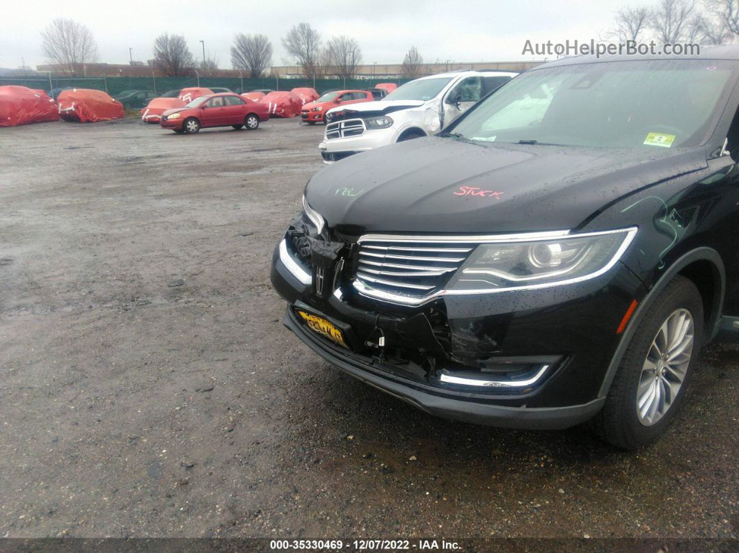 2016 Lincoln Mkx Select Черный vin: 2LMTJ8KR4GBL71191