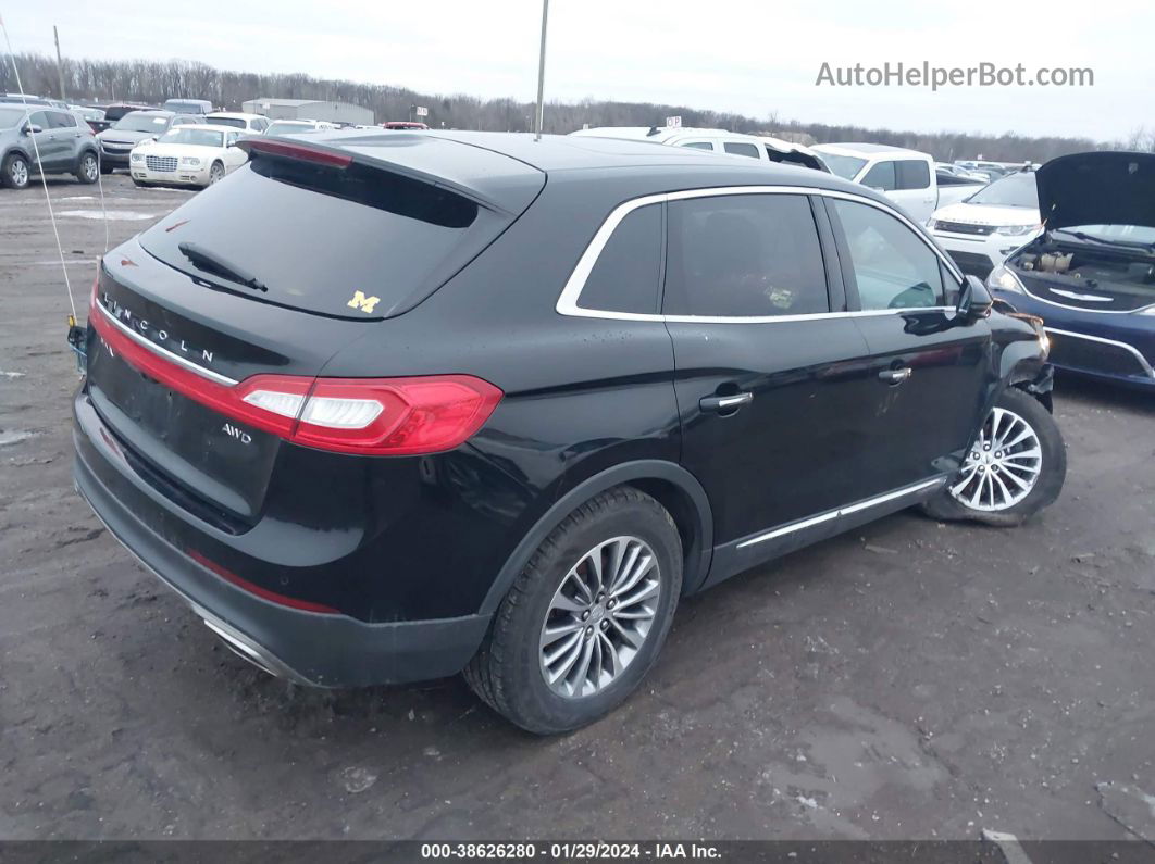 2016 Lincoln Mkx Select Black vin: 2LMTJ8KR4GBL71515