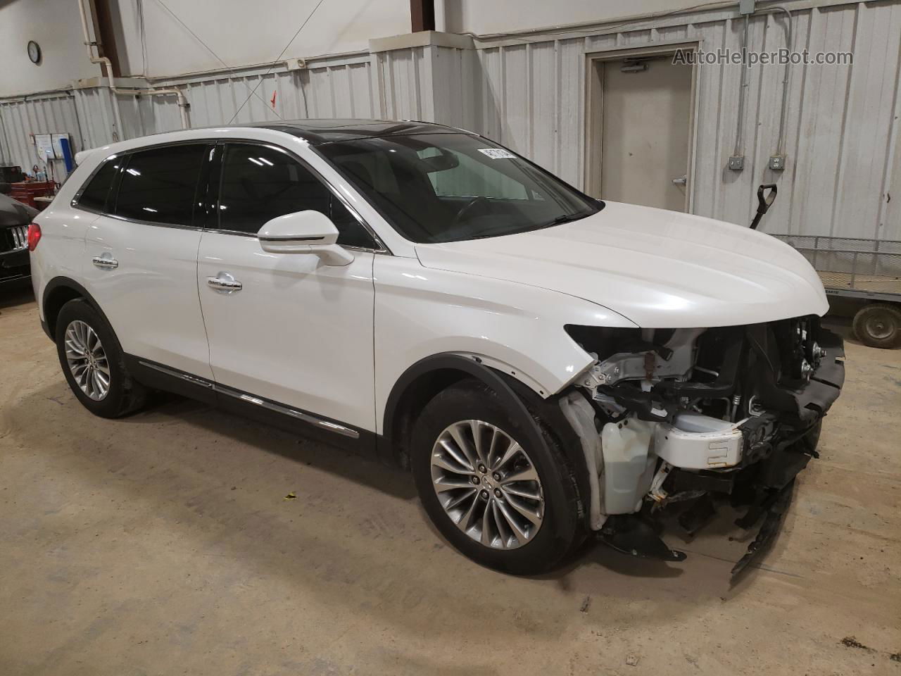 2016 Lincoln Mkx Select White vin: 2LMTJ8KR5GBL55761