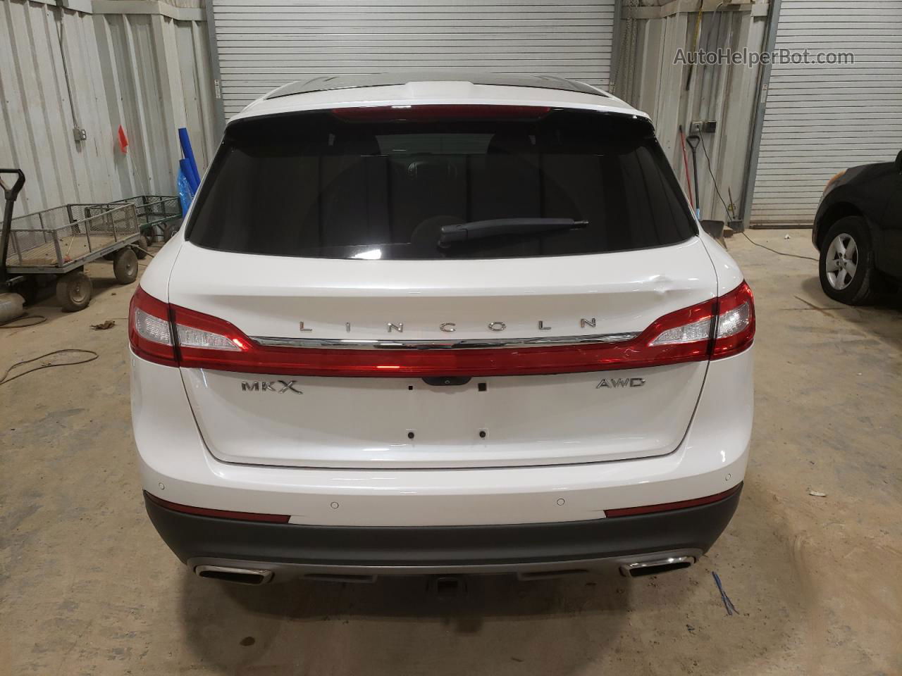 2016 Lincoln Mkx Select White vin: 2LMTJ8KR5GBL55761