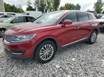 2016 Lincoln Mkx Select Красный vin: 2LMTJ8KR5GBL58319