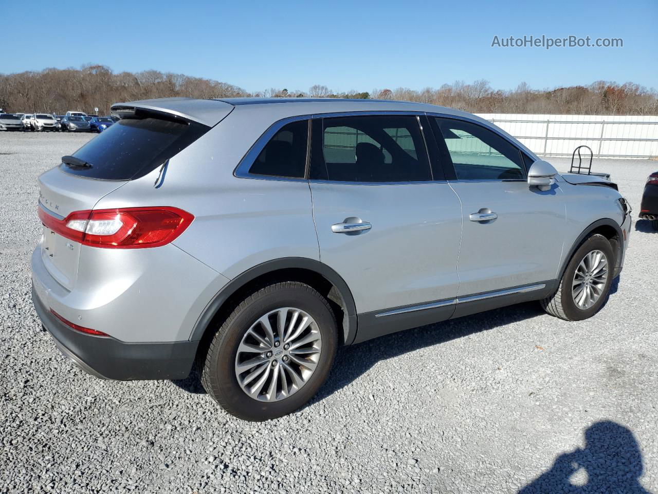 2016 Lincoln Mkx Select Серебряный vin: 2LMTJ8KR5GBL73452