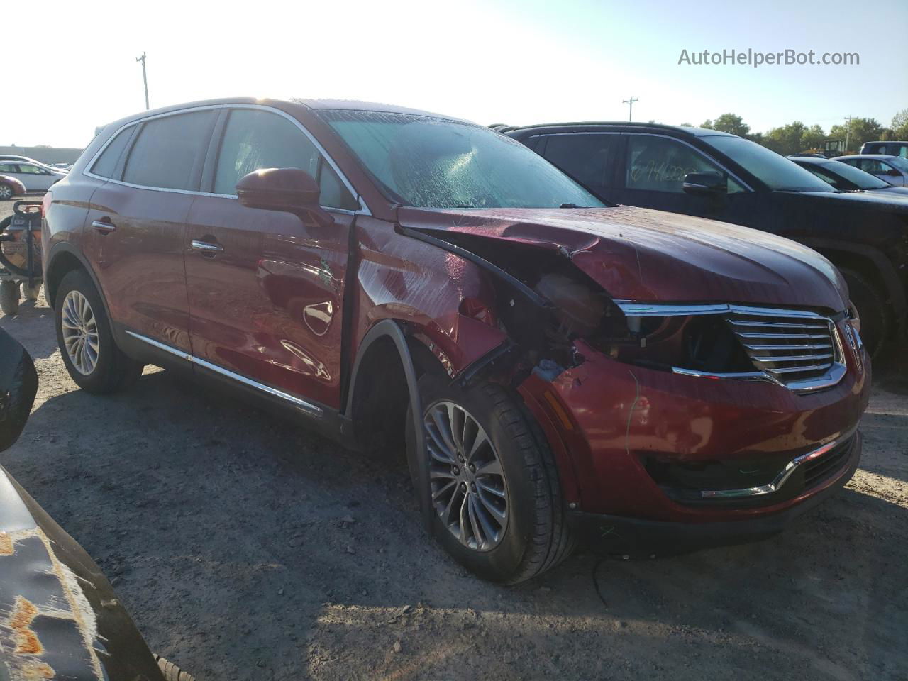 2016 Lincoln Mkx Select Red vin: 2LMTJ8KR5GBL80367