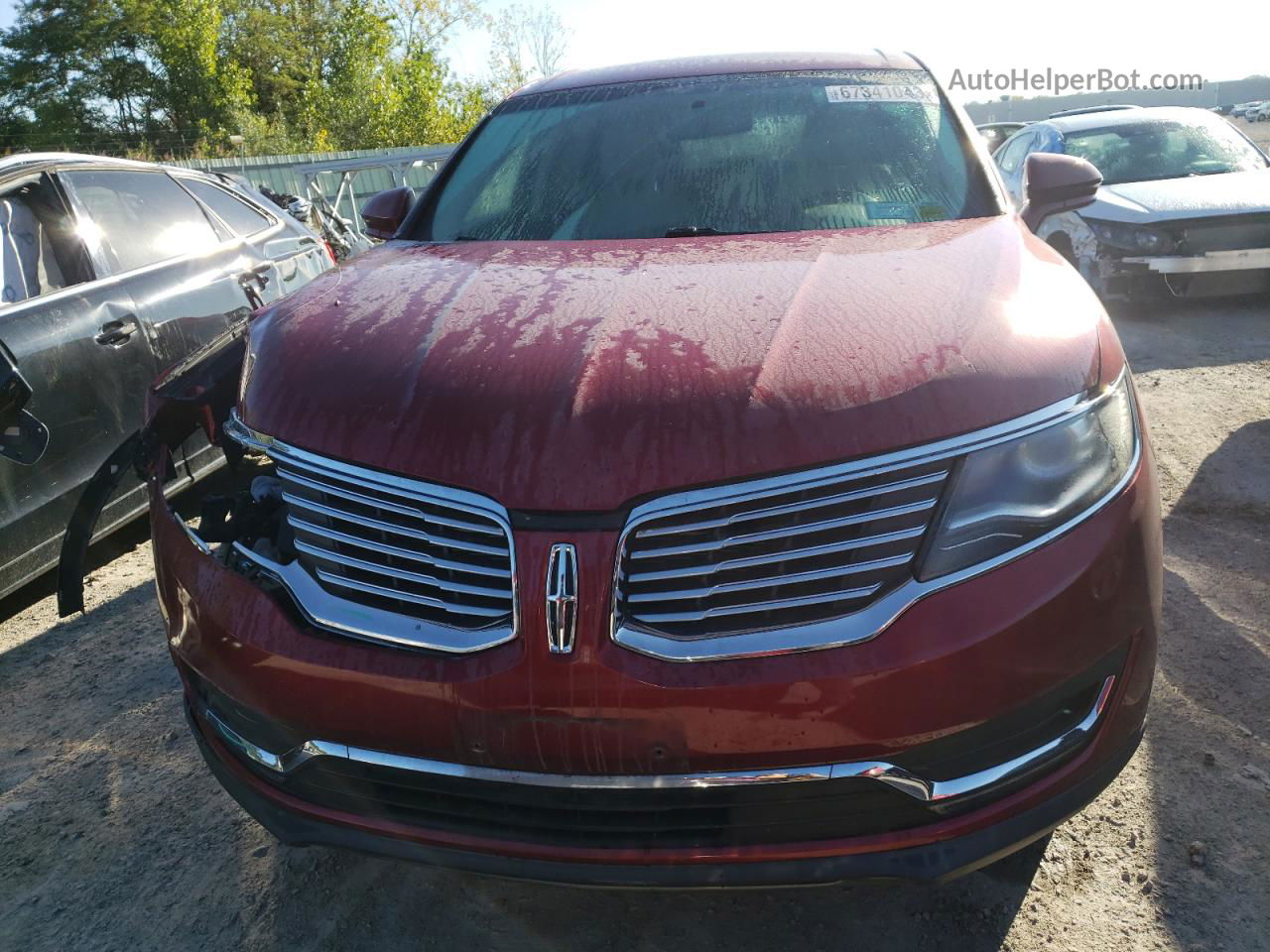 2016 Lincoln Mkx Select Red vin: 2LMTJ8KR5GBL80367