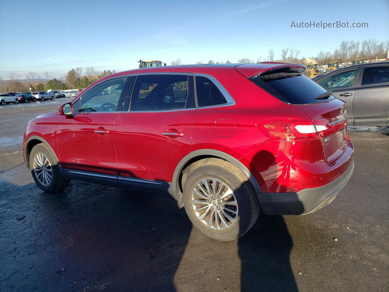 2016 Lincoln Mkx Select Red vin: 2LMTJ8KR6GBL63187