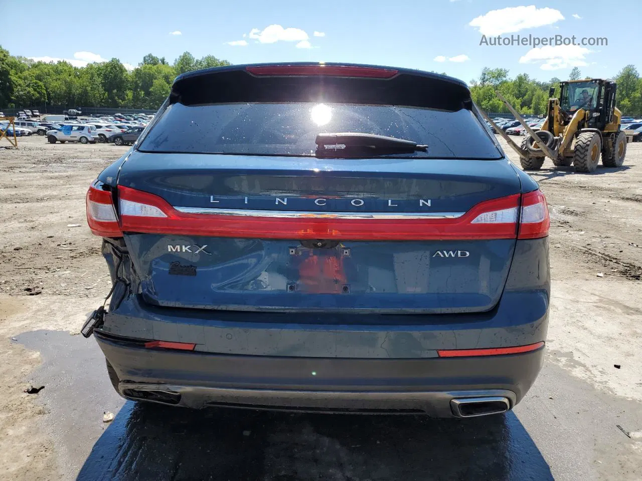 2016 Lincoln Mkx Select Синий vin: 2LMTJ8KR7GBL71248