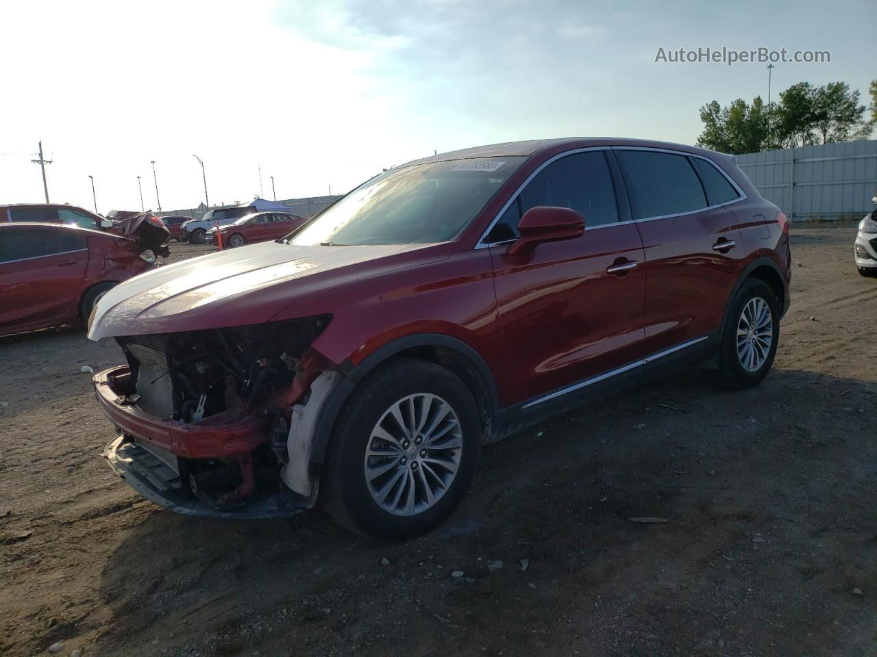 2016 Lincoln Mkx Select Burgundy vin: 2LMTJ8KR7GBL76028