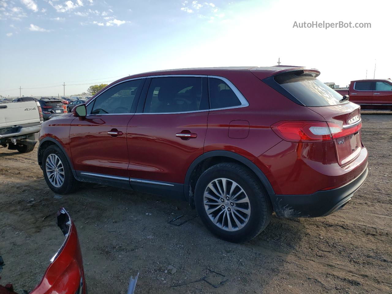 2016 Lincoln Mkx Select Burgundy vin: 2LMTJ8KR7GBL76028