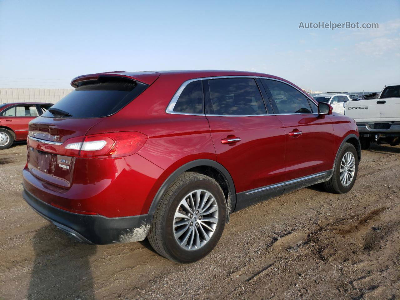 2016 Lincoln Mkx Select Burgundy vin: 2LMTJ8KR7GBL76028