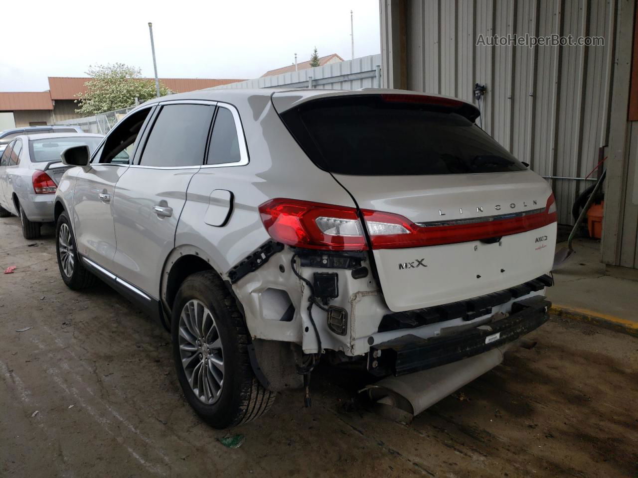 2016 Lincoln Mkx Select Белый vin: 2LMTJ8KR7GBL88289