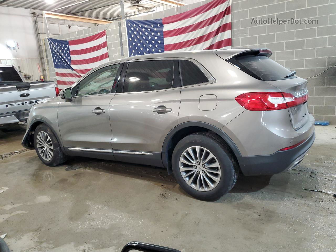 2016 Lincoln Mkx Select Серый vin: 2LMTJ8KR8GBL87068