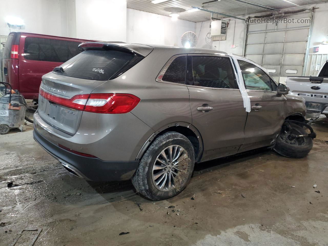 2016 Lincoln Mkx Select Gray vin: 2LMTJ8KR8GBL87068