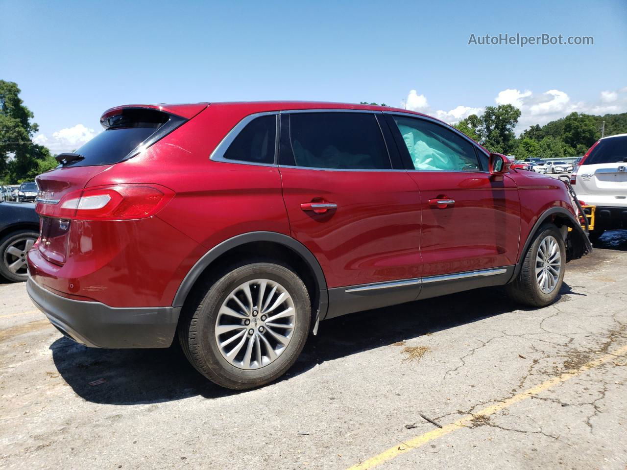 2016 Lincoln Mkx Select Red vin: 2LMTJ8KRXGBL35036