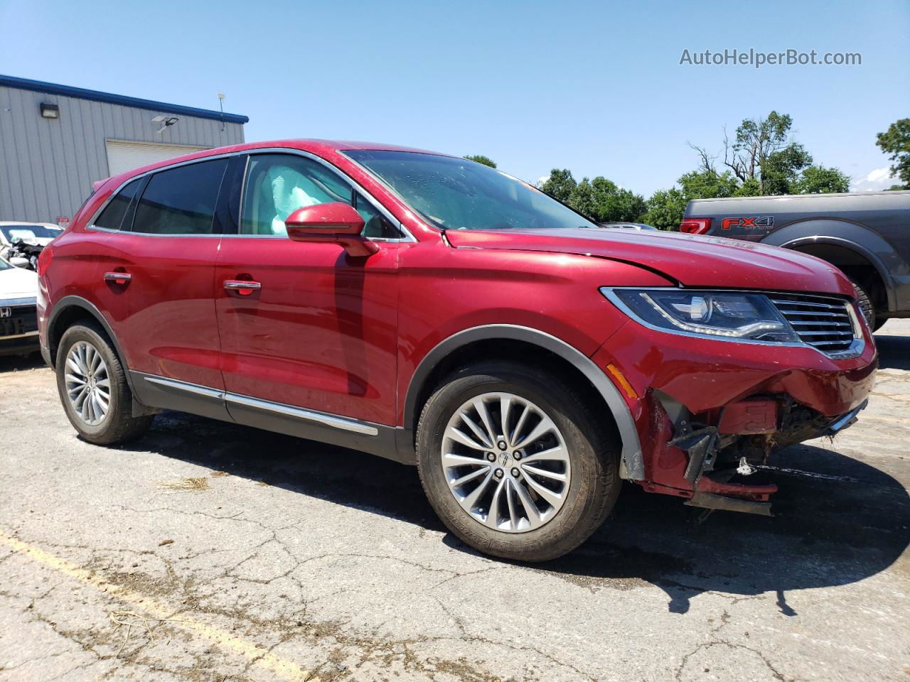 2016 Lincoln Mkx Select Red vin: 2LMTJ8KRXGBL35036