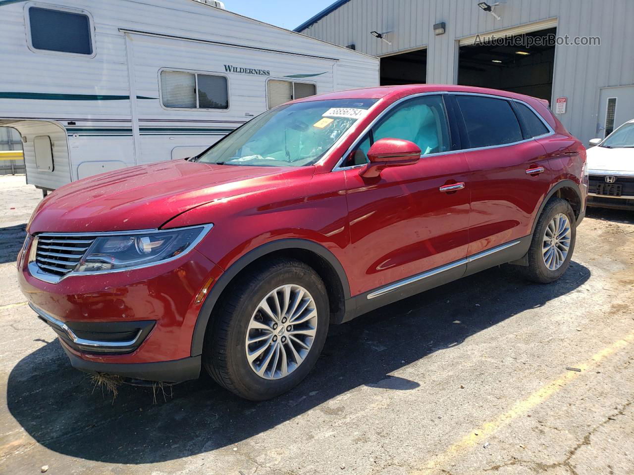 2016 Lincoln Mkx Select Red vin: 2LMTJ8KRXGBL35036