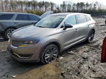 2016 Lincoln Mkx Reserve Gray vin: 2LMTJ8LP1GBL26299