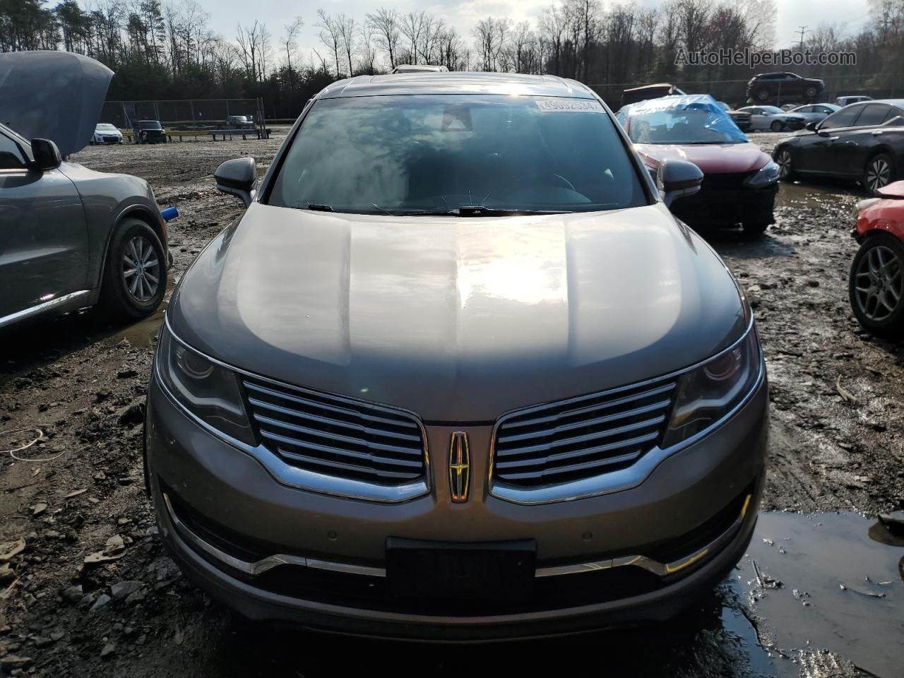 2016 Lincoln Mkx Reserve Gray vin: 2LMTJ8LP1GBL26299