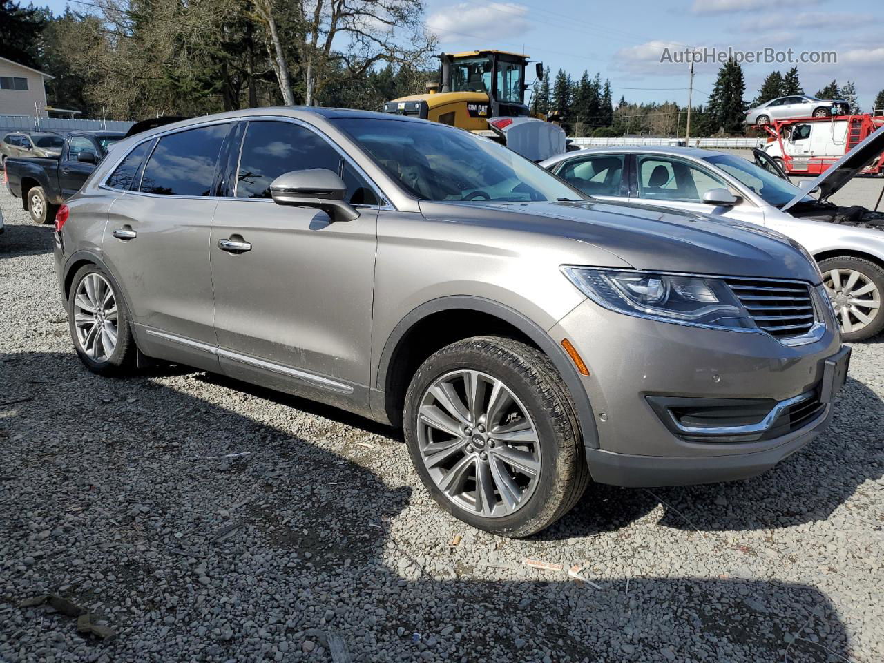 2016 Lincoln Mkx Reserve Gray vin: 2LMTJ8LP5GBL76087