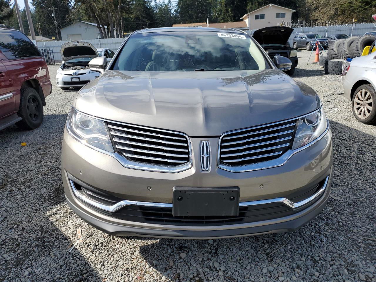 2016 Lincoln Mkx Reserve Серый vin: 2LMTJ8LP5GBL76087