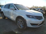 2016 Lincoln Mkx Reserve White vin: 2LMTJ8LP5GBL87641