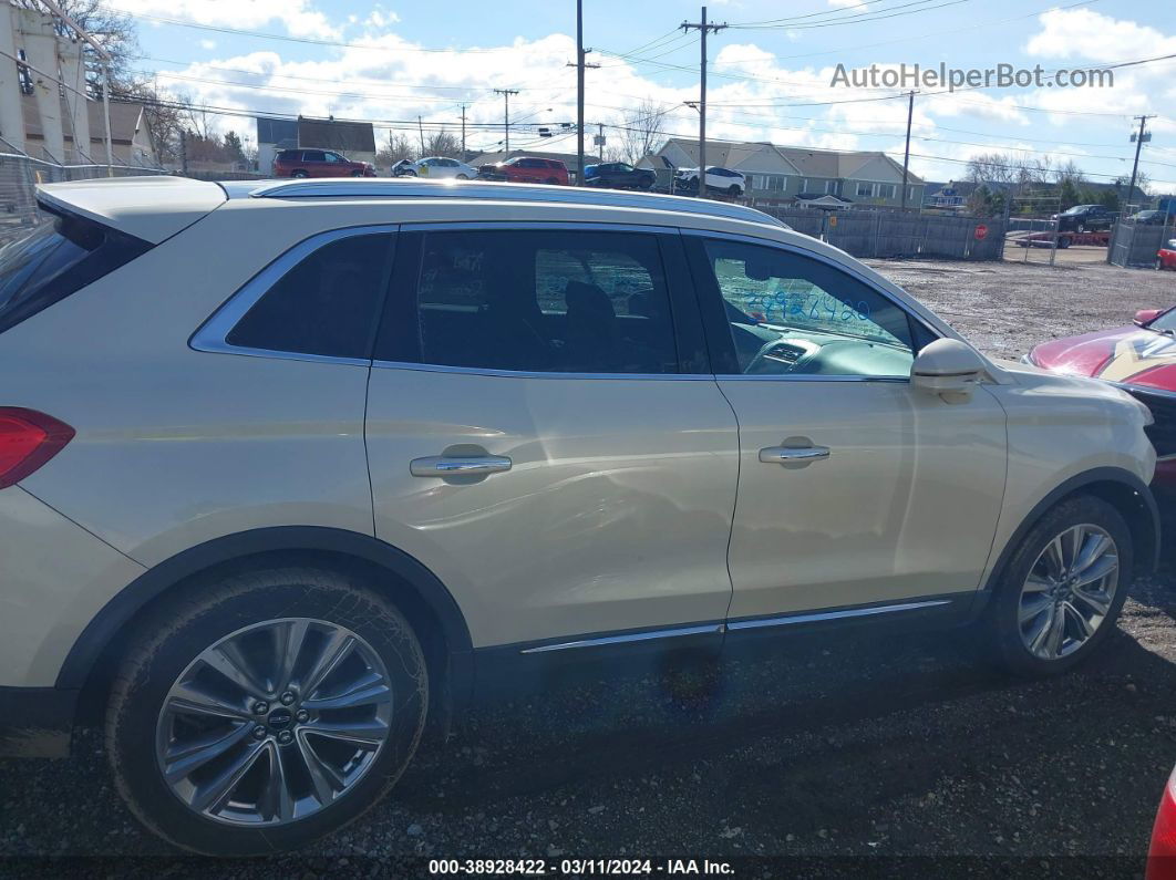 2016 Lincoln Mkx Reserve Кремовый vin: 2LMTJ8LP6GBL57872