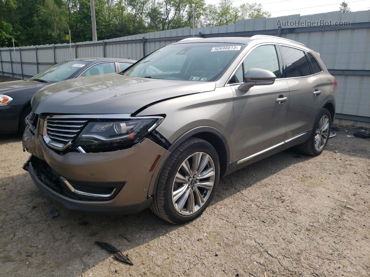 2016 Lincoln Mkx Reserve Желто-коричневый vin: 2LMTJ8LP7GBL69643