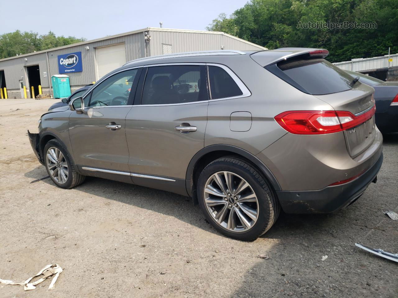 2016 Lincoln Mkx Reserve Желто-коричневый vin: 2LMTJ8LP7GBL69643