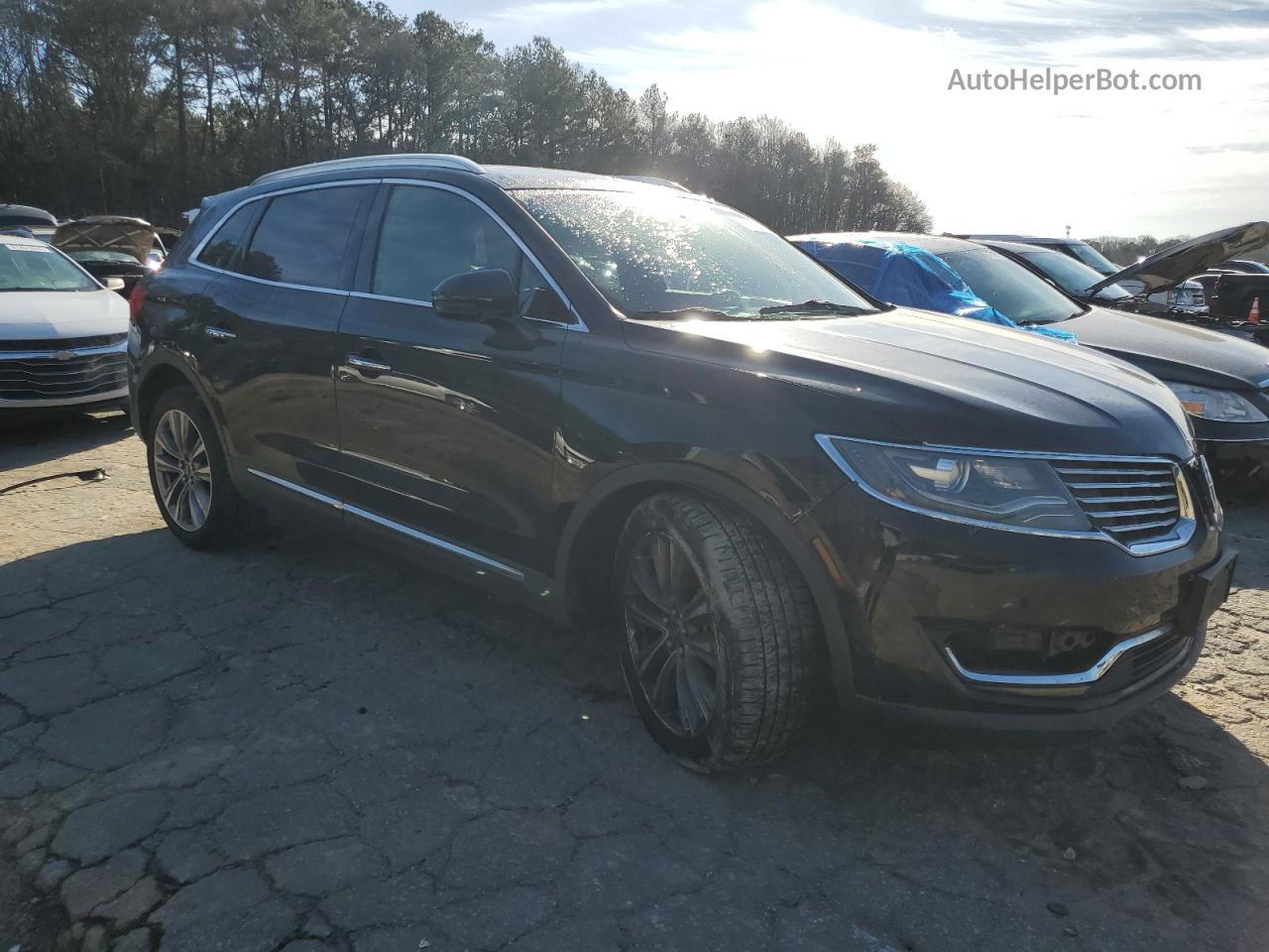 2016 Lincoln Mkx Reserve Черный vin: 2LMTJ8LP8GBL43553