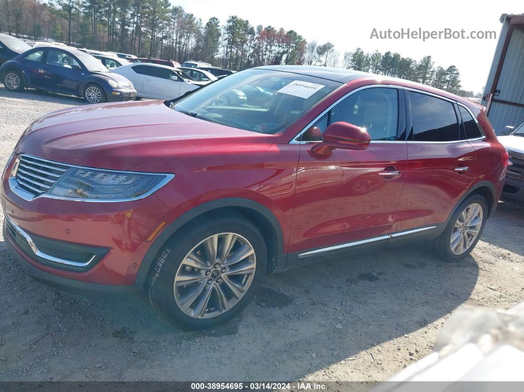 2016 Lincoln Mkx Reserve Red vin: 2LMTJ8LP8GBL46114