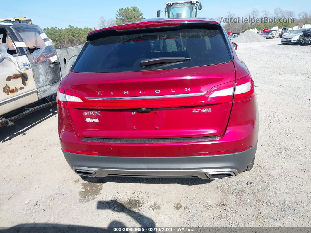 2016 Lincoln Mkx Reserve Red vin: 2LMTJ8LP8GBL46114