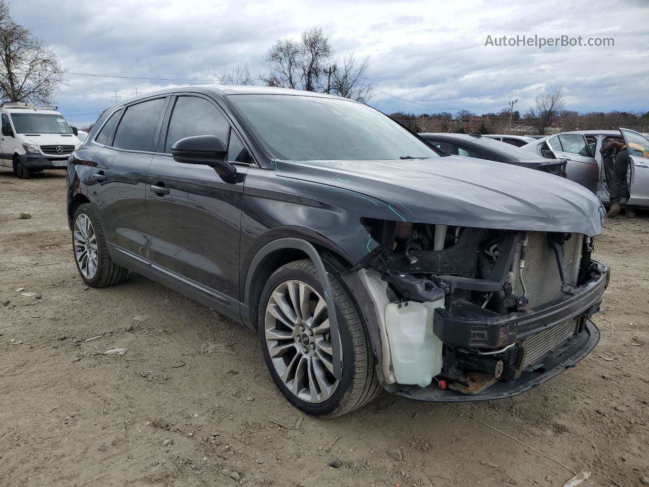 2016 Lincoln Mkx Reserve Black vin: 2LMTJ8LPXGBL25751