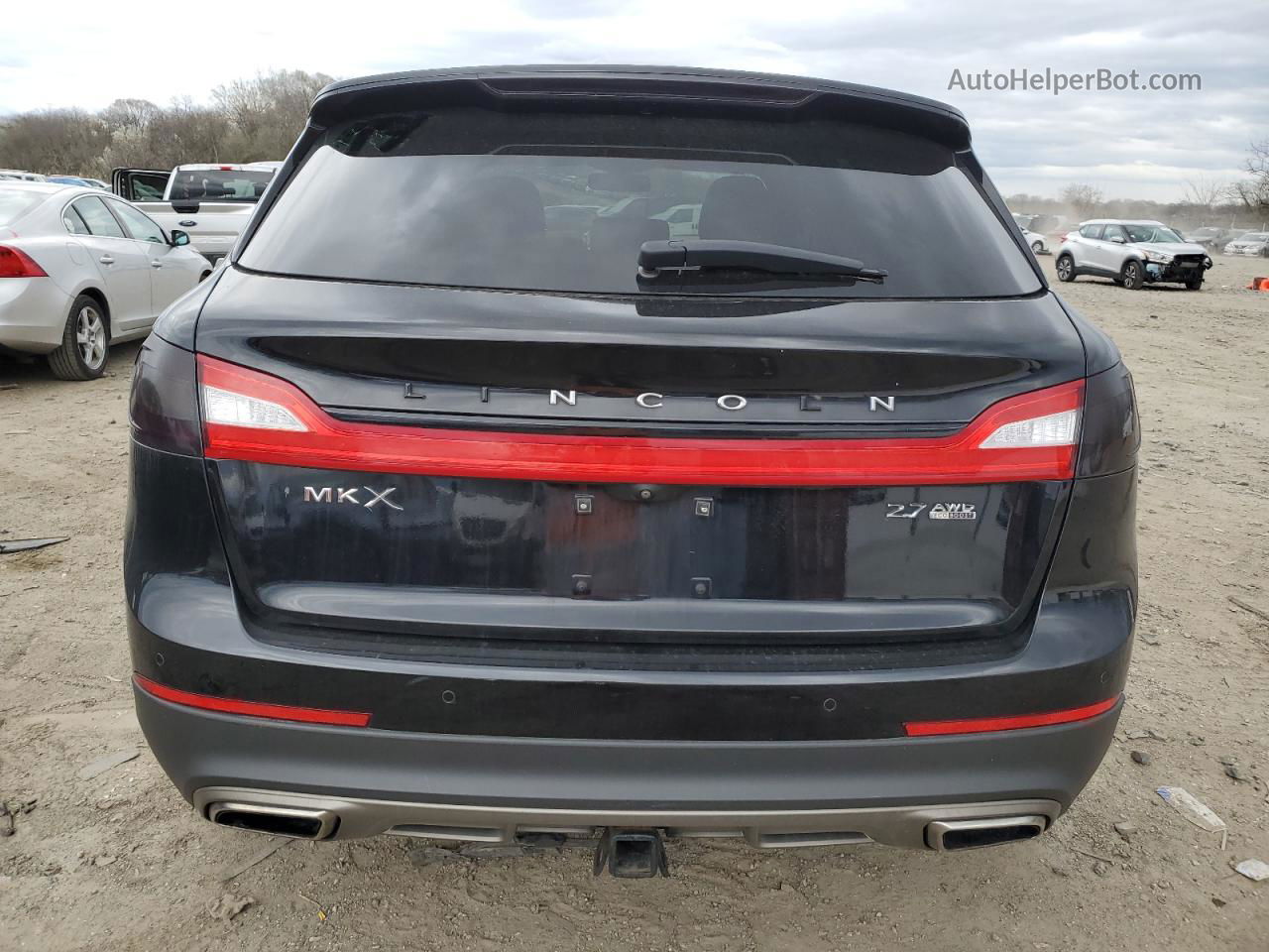 2016 Lincoln Mkx Reserve Black vin: 2LMTJ8LPXGBL25751