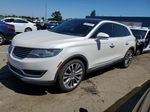 2016 Lincoln Mkx Reserve White vin: 2LMTJ8LPXGBL32134