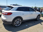 2016 Lincoln Mkx Reserve White vin: 2LMTJ8LPXGBL32134