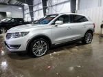 2016 Lincoln Mkx Reserve Silver vin: 2LMTJ8LR0GBL80534