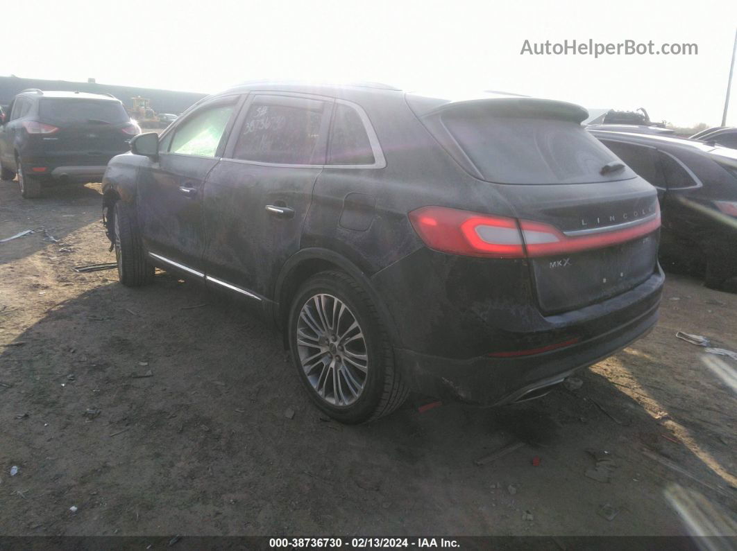 2016 Lincoln Mkx Reserve Black vin: 2LMTJ8LR1GBL36669