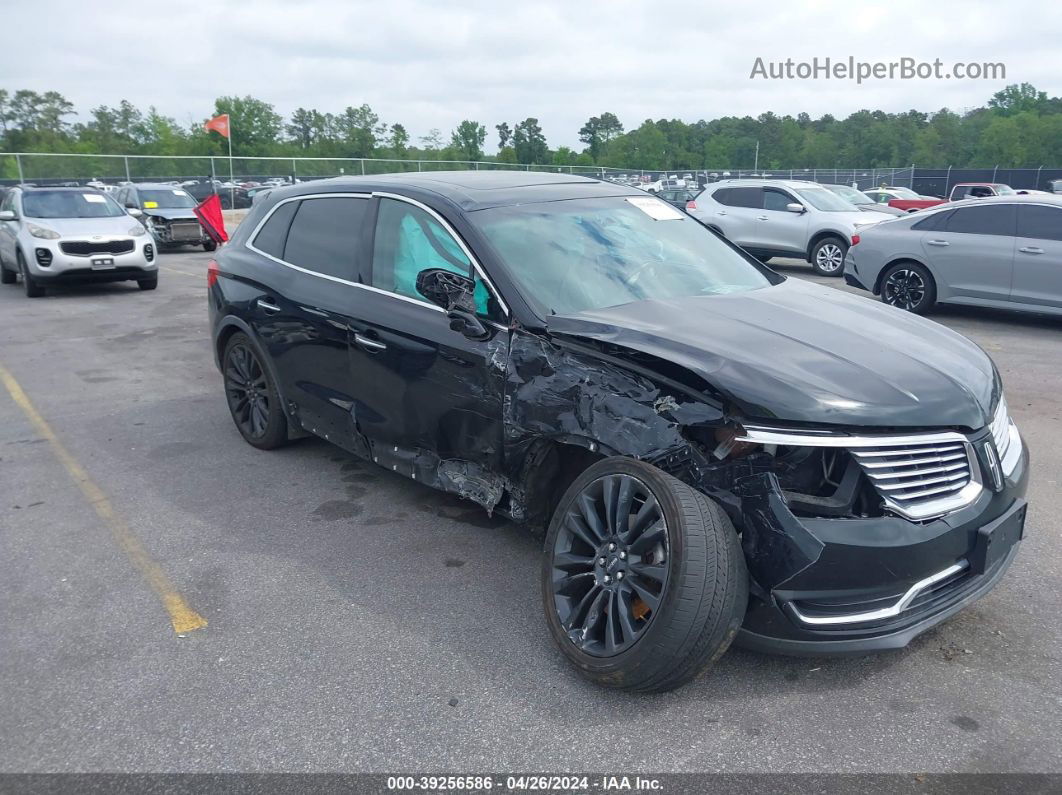 2016 Lincoln Mkx Reserve Black vin: 2LMTJ8LR1GBL39507