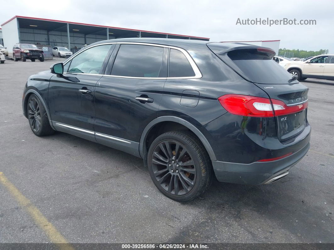 2016 Lincoln Mkx Reserve Black vin: 2LMTJ8LR1GBL39507