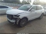 2016 Lincoln Mkx Reserve White vin: 2LMTJ8LR1GBL53150