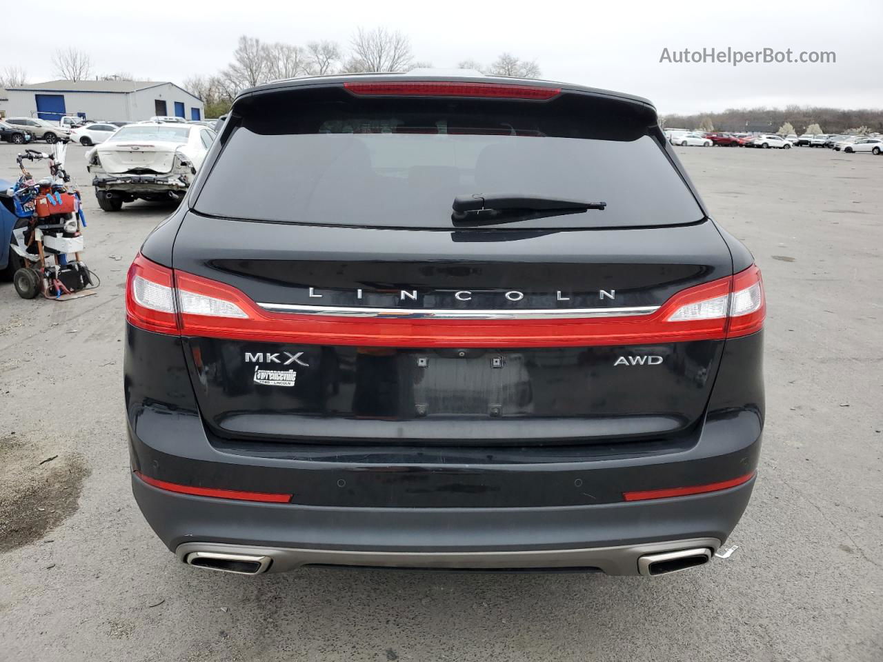 2016 Lincoln Mkx Reserve Black vin: 2LMTJ8LR1GBL75696