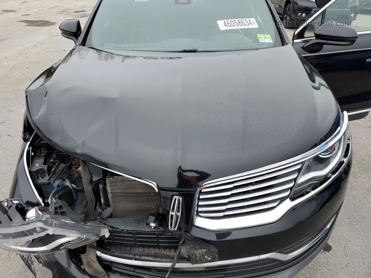 2016 Lincoln Mkx Reserve Black vin: 2LMTJ8LR1GBL75696