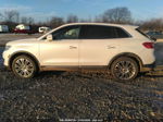 2016 Lincoln Mkx Reserve White vin: 2LMTJ8LR2GBL24627