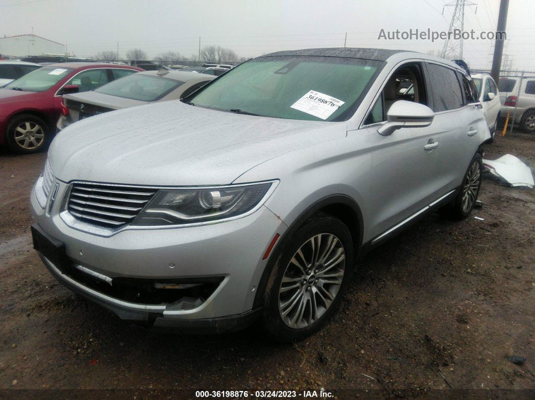 2016 Lincoln Mkx Reserve Серебряный vin: 2LMTJ8LR2GBL47387