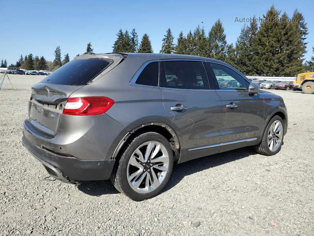 2016 Lincoln Mkx Reserve Silver vin: 2LMTJ8LR2GBL48698