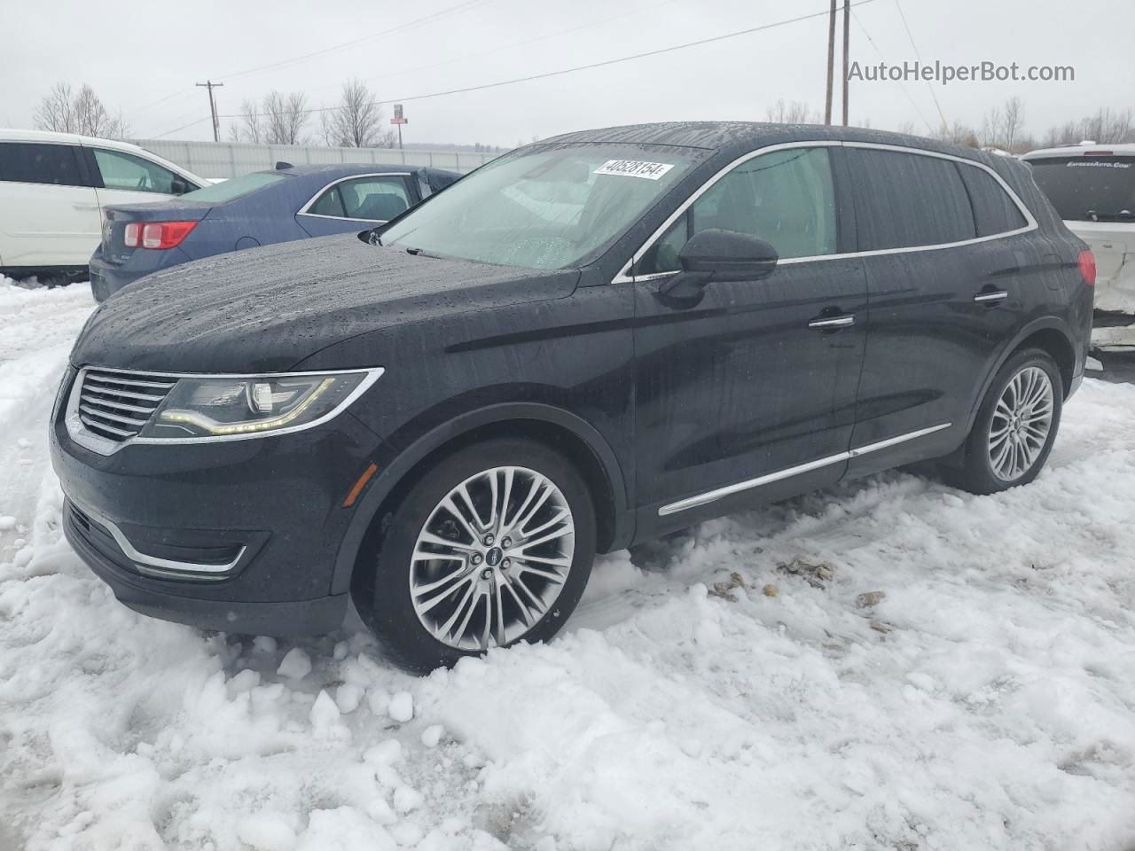 2016 Lincoln Mkx Reserve Черный vin: 2LMTJ8LR2GBL61399